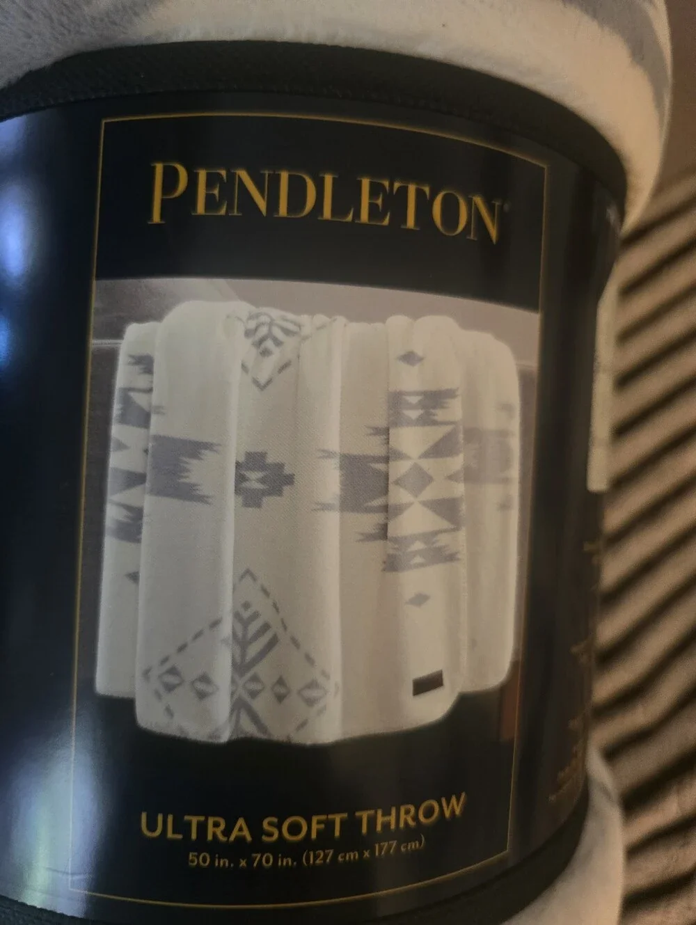 BNWT Pendelton Ultra Soft Throw Blanket 'Birch Tree' Pattern Cream (50